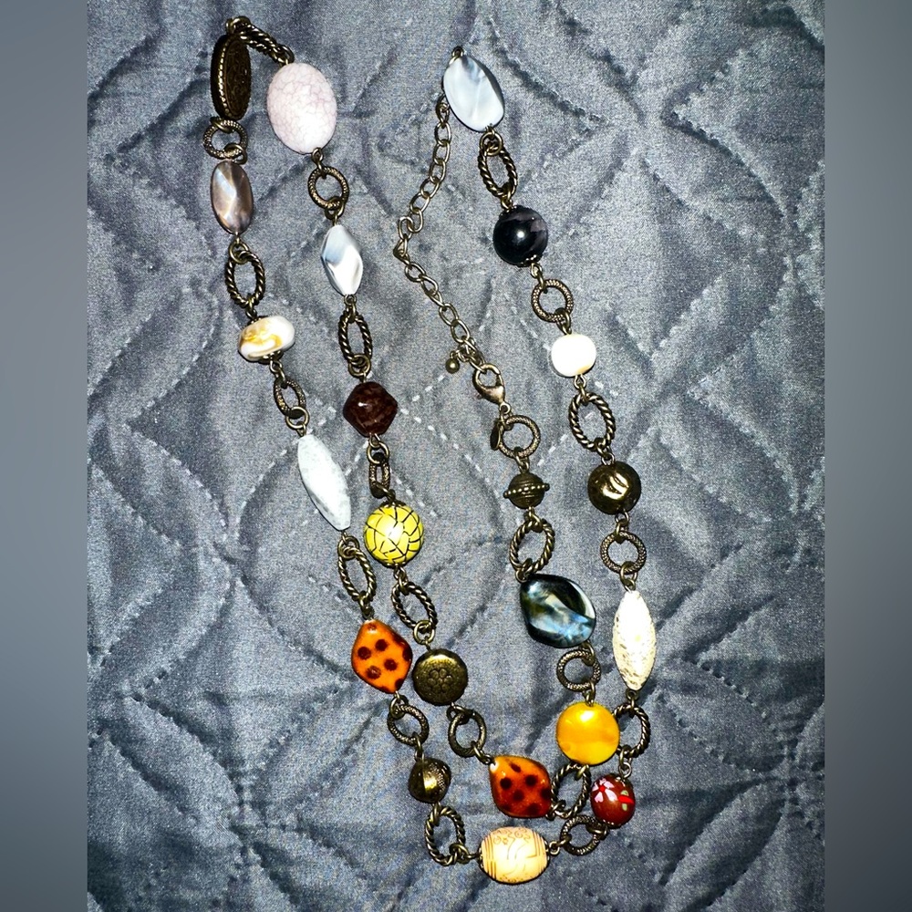 Premier Designs "Wild at Heart" Necklace Multicolor